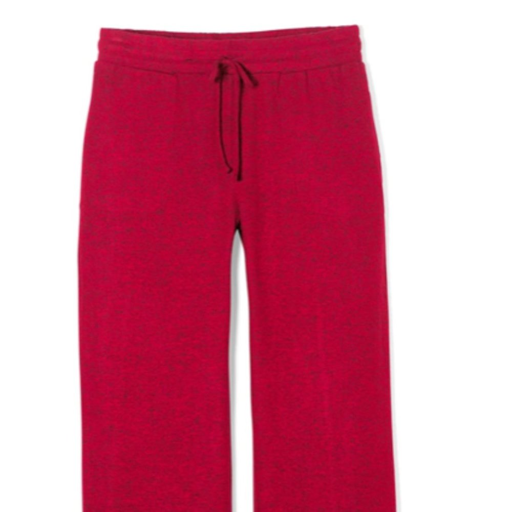 NWT Soma Brushed Cozy Pajama Lounge Set Red - Picture 8 of 9